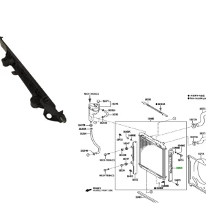 SOPORTE RADIADOR LATERAL DERECHO HILUX/SW4 2016-