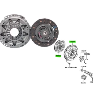 KIT EMBRAGUE ETIOS 2013-15 S/CRAPODINA LUK *CALIDAD ORIG IMP*