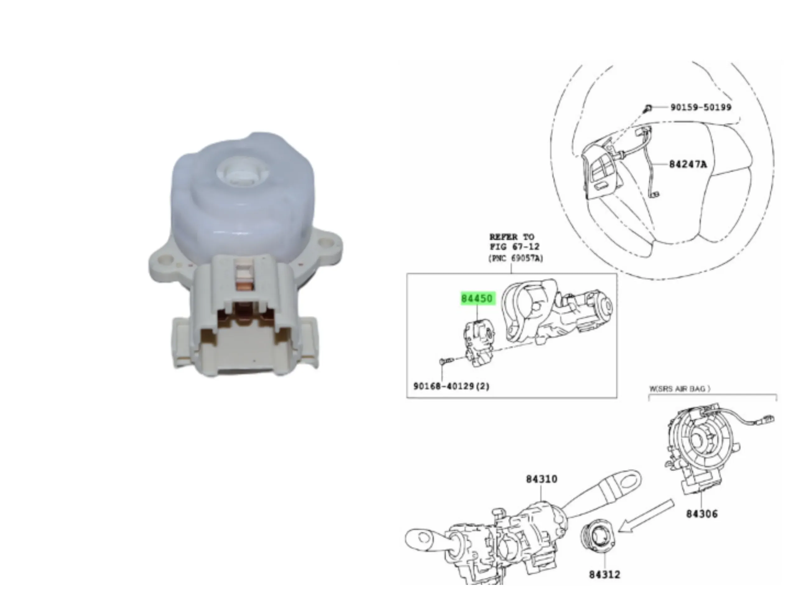 ZOCALO LLAVE CONT ETIOS TAIWAN