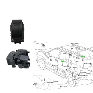 TECLA LEVANTA CRISTAL HILUX 2005- / SW4 2005- DELANTERO RH /