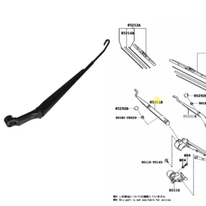 BRAZO DERECHO LIMPIAPARABRISA HILUX/SW4 2016-TODAS