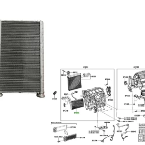 RADIADOR CALEFACCION HILUX 2016- DENSO