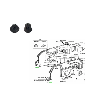 CLIP TAPIZADO HILUX 2001- /SW4 2001- *VER CON MUESTRA*