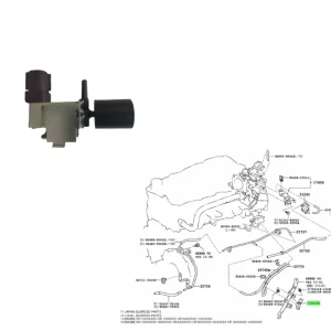 VALVULA VACIO ADMISION.HILUX 2005-15 / SW4 2005-15 IMP