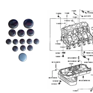JUEGO TAPONES DE BLOCK HILUX 92-04 3L-5L