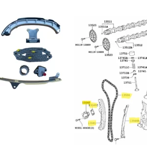 KIT DISTRIBUC.ETIOS 2016- 2NR-FE VVTI *SUMMIT*