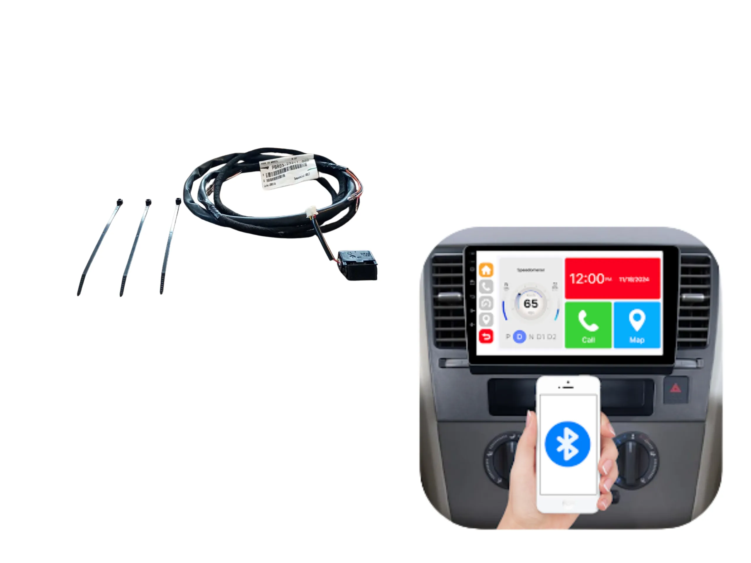 CABLEADO CONEXION ANDROID AUTO CAR PLAY YARIS 2018-