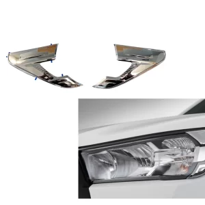 EMBELLECEDOR CROMADO OPTICAS HILUX DX/SR 2021- *EL PAR*