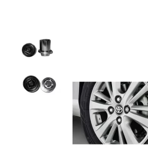 KIT TUERCAS SEGURIDAD ETIOS 2013- / COROLLA 2012- LLANTA ALEACION