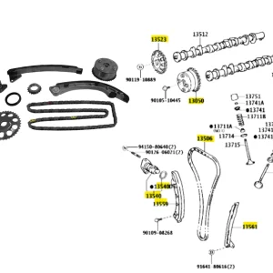 KIT DISTRIBUCION.COROLLA 02/2011 1ZZ NAFTA TODOS JAPO