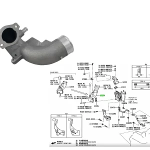 CAÑO SUPERIOR TURBO HILUX 2016- 2.8 / SW4 2016 *VER CON CHASIS*