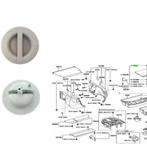 TAPON PLASTICO DE BAUL COROLLA VARIOS *VER CON MUESTRA*