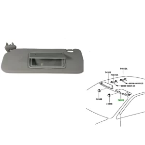 VISERA PARASOL LH COROLLA 2005- ORIGINAL
