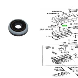ARANDELA GOMA TAPA VALVULAS COROLLA 1.8 7AF 2001-